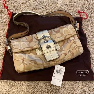 Coach small flap purse